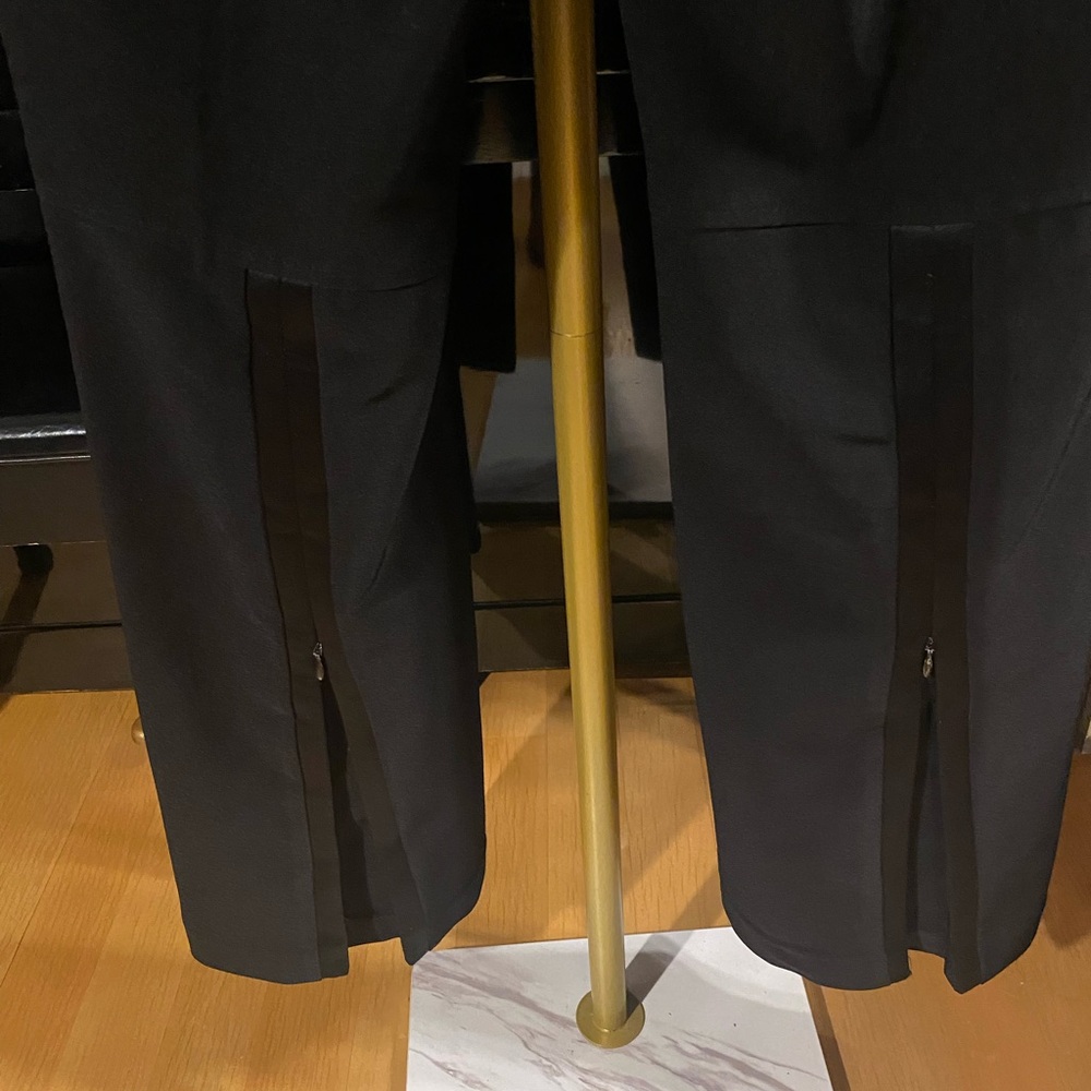 Joseph Ribkoff Vtg Black Tux Leg Pants